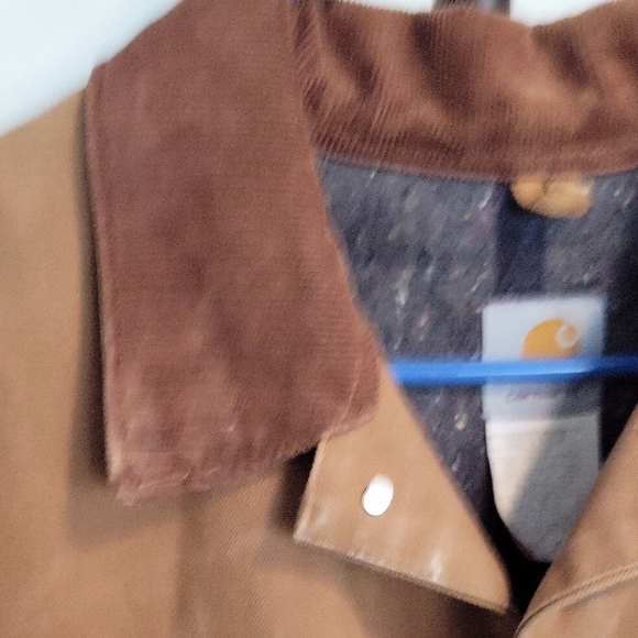 Carhartt Vintage Men's Brown Blanket Lined Canvas Chore Coat - Picture 7 of 14